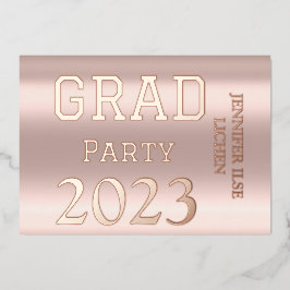 MODERNES PARTY FOLIENEINLADUNG