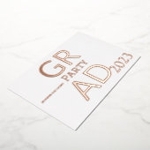 MODERNES PARTY FOLIENEINLADUNG (Gedreht)