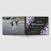 Modernes Party für Blumenpastell Gästebuch (Voll)