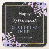 Modernes Party für Blumenpastell Rechteckiger Pappuntersetzer (Vorderseite)