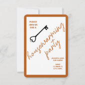 Modernes Party für die Haushaltswärmung laden ein (Vorderseite)