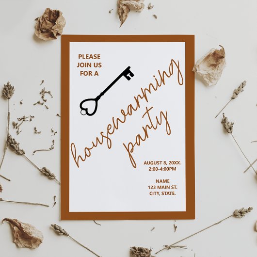 Modernes Party für die Haushaltswärmung laden ein