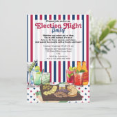 Modernes Party für die Nacht 2024 Einladung (Stehend Vorderseite)