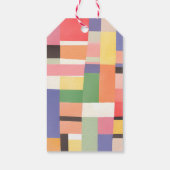 Modernes Party für die Niedliche Blockerhaltung Geschenkanhänger (Rückseite)