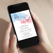 Modernes Party für männliche oder weibliche Geschl Einladung