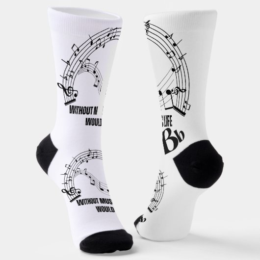 Modernes Party für Vintage Musik Socken (Gewinkelt)