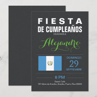 Modernes Party in Guatemala Einladung