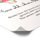 Modernes Party mit blütendem Tee - wie alt sie war Poster (Ecke)