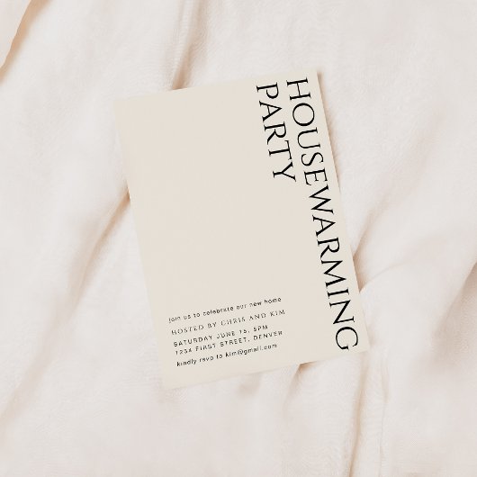 Modernes Party mit eleganten Zimmern Einladung