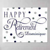 Modernes Party-Poster Poster (Vorne)