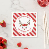 Modernes Party Rentier mit Ornamenten Serviette (Beispiel)