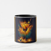 Modernes Party Time Neon Personalisiert Tasse (Zentrum)