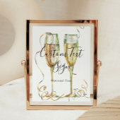 Modernes Party-Zeichen Poster