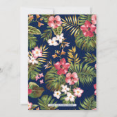 Modernes Party zum 50. Geburtstag der Hochzeit Einladung (Rückseite)