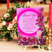 Modernes Party zum Hochzeitsfeiern des Rosa Boho Dankeskarte