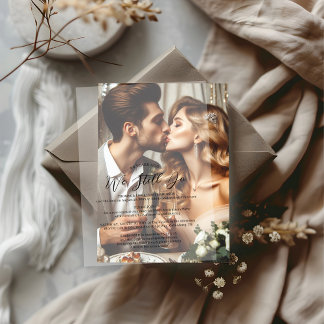 Modernes Party zum Jahreswechsel Pergament Einladungen