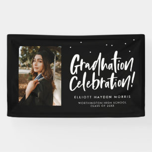 Modernes Party zur Feier des Abschlusses Banner