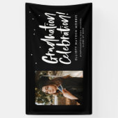 Modernes Party zur Feier des Abschlusses Banner (Vertikal)