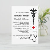 Modernes Party zur Krankenversicherung Einladung (Stehend Vorderseite)