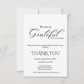 Modernes Party zur Skripterwertung , dankbares Par Einladung (Vorderseite)