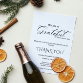 Modernes Party zur Skripterwertung , dankbares Par Einladung