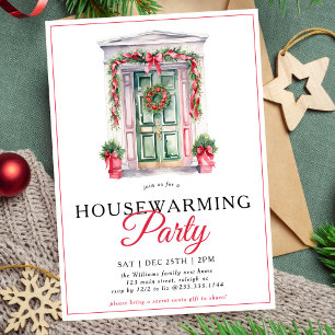 Modernes Party zur Weihnachtsfeier Einladung