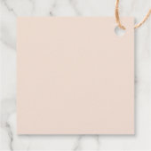 Modernes Pastel Bunny Egg Muster | Ostersegnung Geschenkanhänger (Rückseite)