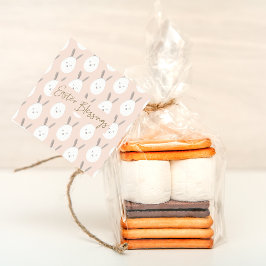 Modernes Pastel Bunny Egg Muster | Ostersegnung Geschenkanhänger