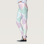 Modernes Pastel mit schönem Mermaid-Muster mit Nam Leggings (Links)