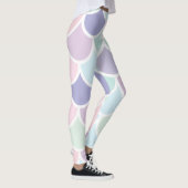 Modernes Pastel mit schönem Mermaid-Muster mit Nam Leggings (Rechts)