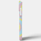 Modernes, pastelfarbenes Abstraktes Bild Case-Mate iPhone Hülle (Rückseite / Links)