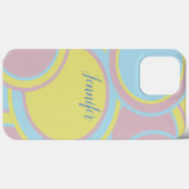 Modernes, pastelfarbenes Abstraktes Bild Case-Mate iPhone Hülle (Rückseite (Horizontal))