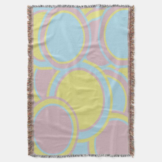 Modernes, pastelfarbenes Abstraktes Bild Decke (Vorderseite Vertikal)