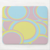 Modernes, pastelfarbenes Abstraktes Bild Mousepad (Vorne)