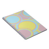 Modernes, pastelfarbenes Abstraktes Bild Notizblock (Rechte Seite)