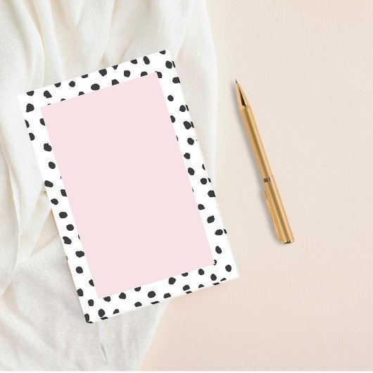 Modernes, pastelfarbenes Pink mit Personalisiertem Post-it Klebezettel