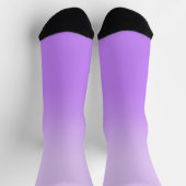 Modernes Pastell Lila Lavender Ombre Socken (Oben)
