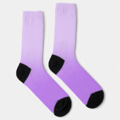 Modernes Pastell Lila Lavender Ombre Socken (Rechts)