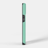 Modernes Pastell-Monogramm iPhone Hülle (Rechte Seite)