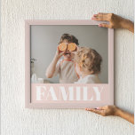 Modernes Pastell Pink-Foto Poster<br><div class="desc">Modernes Pastell Pink-Foto</div>