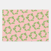 Modernes Pastell Pink Weihnachten Geschenkpapier Set (Vorderseite)