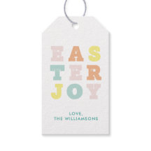 Modernes Pastell Typografisches Ostern