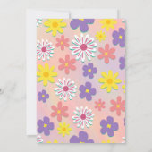 Modernes pastellfarbenes Foto Geburtskarte Ankündigung (Rückseite)