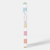 Modernes pastellfarbenes Monogramm Case-Mate iPhon Case-Mate iPhone Hülle (Rückseite / Links)