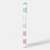 Modernes pastellfarbenes Monogramm Case-Mate iPhon iPhone Hülle (Rückseite / Rechts)