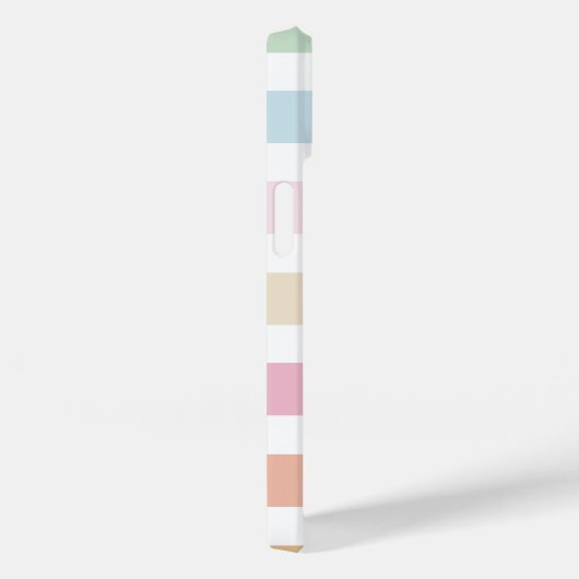 Modernes pastellfarbenes Monogramm Case-Mate iPhon iPhone Hülle (Rückseite / Rechts)