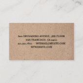 Modernes, pastellfarbenes, rosa Macarons Beruflich Visitenkarte (Rückseite)