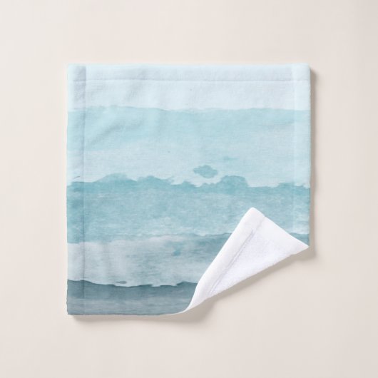 Modernes pastellfarbenes Terrazzo - Muster Badetuc Badhandtuch Set (Waschlappen)