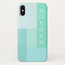 modernes pastellgeometrisches Monogramm Case-Mate iPhone Hülle
