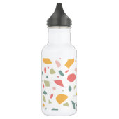 Modernes Pastellmuster Edelstahlflasche (Links)